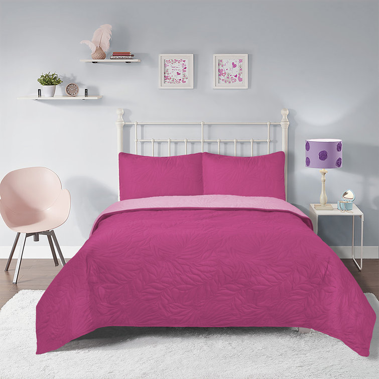 Fluffy pink blanket online set